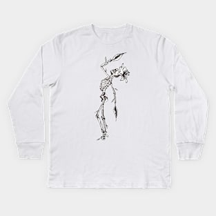 Fairy Skeleton Kids Long Sleeve T-Shirt